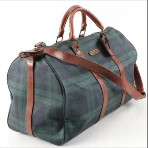 Classic Men's Women's Ralph Lauren Blackwatch 21in Weekender Tote Coated Canvas - Picture 13 of 15